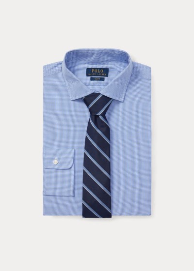 Camisa Polo Ralph Lauren Estate Slim Gingham Homem 15476-LPMK